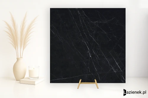 Przejdź do produktu Fmg Marmi Maxfine Black Marquinia polerowana 150x150 cm gr. 6 mm - płytka rektyfikowana / Fmg/L150338MF6