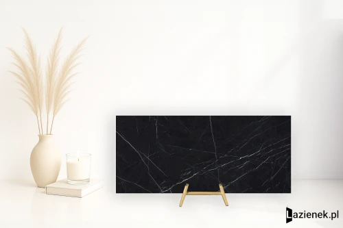 Przejdź do produktu Fmg Marmi Maxfine Black Marquinia jedwabista 120x270 cm gr. 6 mm - płytka rektyfikowana / Fmg/SY2712338MF6