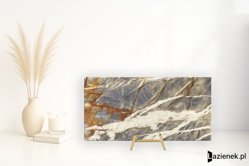 Przejdź do produktu Fmg Marmi Maxfine Blue Tempest B polerowana 150x300 cm gr. 6 mm - płytka rektyfikowana / Fmg/L315607MF6B