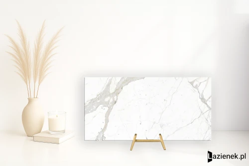 Przejdź do produktu Fmg Marmi Maxfine Calacatta B polerowana 150x300 cm gr. 6 mm - płytka rektyfikowana / Fmg/L315268MF6