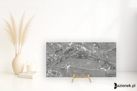 Graniti Fiandre Lexicon Arabescato Grigio naturalna 60x120 - płytka imitująca kamień