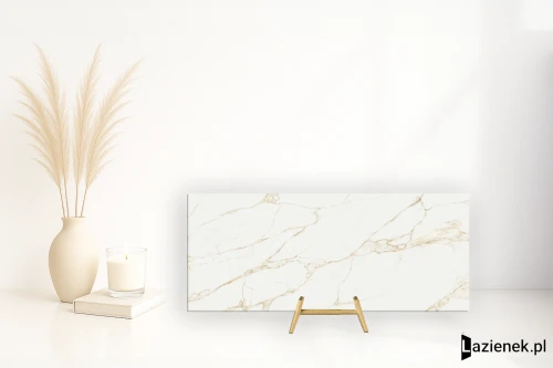Przejdź do produktu Novabell Atelier Calacatta Gold naturalna łupana 120x278 cm gr. 6 mm - płytka nierektyfikowana / ATLLA14R