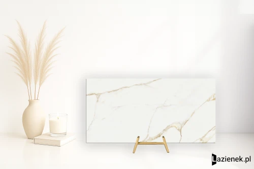 Przejdź do produktu Novabell Atelier Calacatta Gold naturalna łupana 60x120 cm gr. 9 mm - płytka nierektyfikowana / ATL42RT
