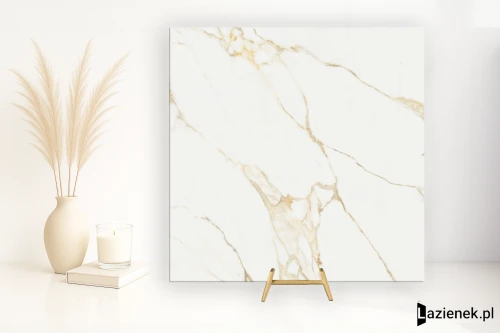 Przejdź do produktu Novabell Atelier Calacatta Gold polerowana 120x120 cm gr. 10 mm - płytka nierektyfikowana / ATL184LR