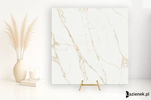 Przejdź do produktu Novabell Atelier Calacatta Gold polerowana 60x60 cm gr. 10 mm - płytka nierektyfikowana / ATL40LR