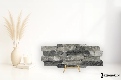 Przejdź do produktu Novabell Brickup Breccia Antracite naturalna 16x40 cm gr. 9 mm - płytka nierektyfikowana / BKP240