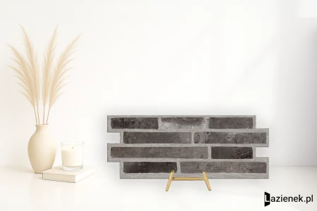 Novabell Brickup New York Smoke naturalna 16x40 - płytka nierektyfikowana - płytka imitująca cegłę
