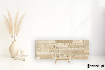 Novabell Brickup Ocean Travertino Honey naturalna 16x40 - płytka nierektyfikowana - płytka imitująca cegłę