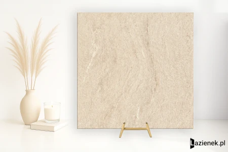 Novabell Davos Beige zewnętrzna 60x60 - płytka imitująca kamień
