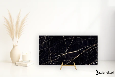 Novabell Extra Marquina Shiny szlifowana 30x60 - płytka imitująca marmur