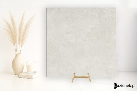 Novabell Open Bianco naturalna 120x120 - płytka imitująca beton