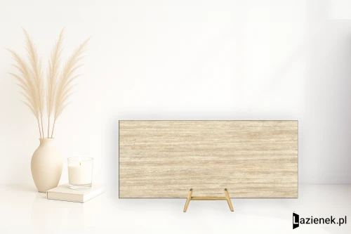 Przejdź do produktu Novabell Thermae Verso Travertino Classic szlifowana łupana 120x278 cm gr. 6 mm - płytka nierektyfikowana / TRVLA16S