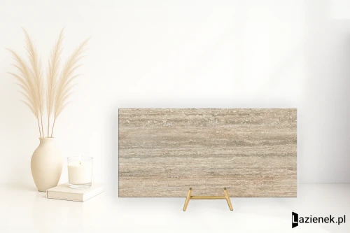 Przejdź do produktu Novabell Thermae Verso Travertino Walnut szlifowana łupana 60x120 cm gr. 9 mm - płytka nierektyfikowana / TRV92SR