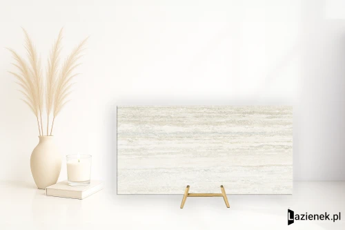 Przejdź do produktu Novabell Thermae Verso Travertino White naturalna łupana 30x60 cm gr. 9 mm - płytka nierektyfikowana / TRV86RT