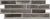 Novabell Brickup New York Smoke naturalna 16x40 - płytka nierektyfikowana - płytka imitująca cegłę