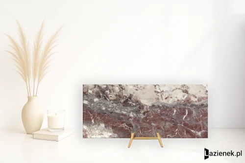Przejdź do produktu Ape Breccia Viola polerowana 120x278 cm gr. 10 mm - płytka rektyfikowana / A041057