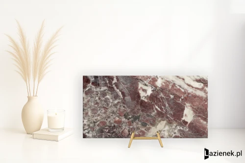 Przejdź do produktu Ape Breccia Viola polerowana 60x120 cm gr. 10 mm - płytka rektyfikowana / A040956