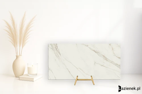Przejdź do produktu Ape Calacatta White A miękki mat 163x323 cm gr. 10 mm - płytka nierektyfikowana / A040917