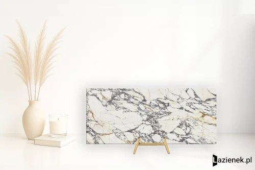 Przejdź do produktu Ape Calacatta Corchia Gold polerowana 120x280 cm gr. 10 mm - płytka rektyfikowana / A044861