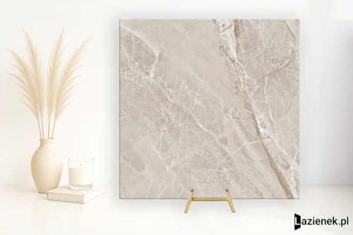 Przejdź do produktu Ape Colemanite Stone Grey matowa 120x120 cm gr. 10 mm - płytka rektyfikowana / A044796