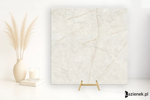 Przejdź do produktu Ape Cristallo Bianco 3D szlifowana 120x120 cm gr. 10 mm - płytka rektyfikowana / A044176