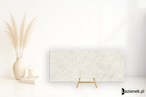 Przejdź do produktu Ape Cristallo Bianco 3D szlifowana 120x280 cm gr. 10 mm - płytka rektyfikowana / A043937