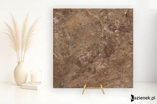 Przejdź do produktu Ape Imperial Brown Imperial Brown polerowana 120x120 cm gr. 10 mm - płytka rektyfikowana / A044991