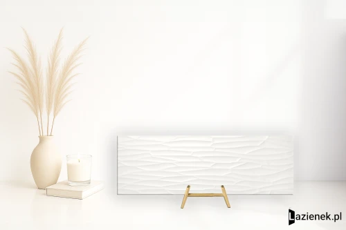 Przejdź do produktu Ape Silk Mama Mia White matowa 40x120 cm gr. 10 mm - płytka rektyfikowana / A027154