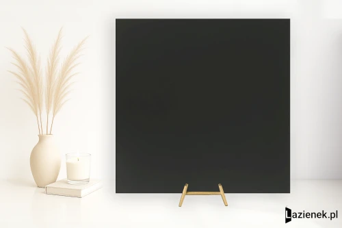 Przejdź do produktu Lea Absolute Total Black satynowa 100x100 cm gr. 6 mm - płytka rektyfikowana / LSCAB10
