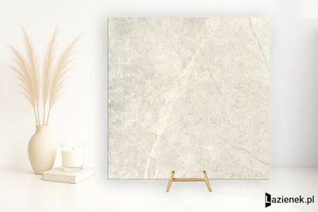 Lea Anthology 01 White chropowata 60x60 - płytka imitująca kamień