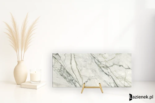 Przejdź do produktu Lea Noblesse Calacatta Emerald polerowana 120x278 cm gr. 6 mm - płytka rektyfikowana / LS6S5X0