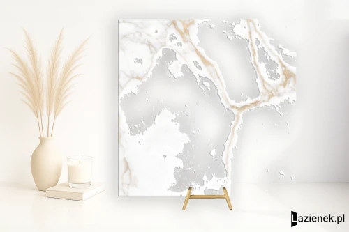 Przejdź do produktu Lea Noblesse Calacatta Oro gładka 120x120 cm gr. 6 mm - płytka rektyfikowana / LS8NB00