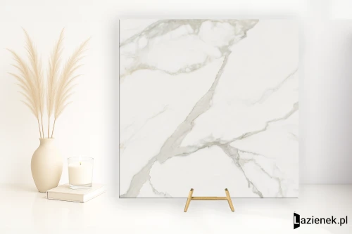 Przejdź do produktu Lea Noblesse Calacatta Prestige gładka 60x60 cm gr. 9 mm - płytka rektyfikowana / LGWNB10