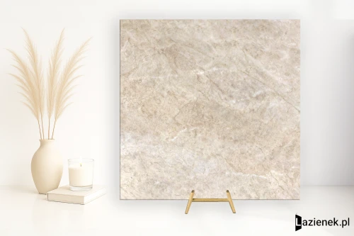 Przejdź do produktu Lea Noblesse Champagne Quartz gładka 120x120 cm gr. 9 mm - płytka rektyfikowana / LG8NB30