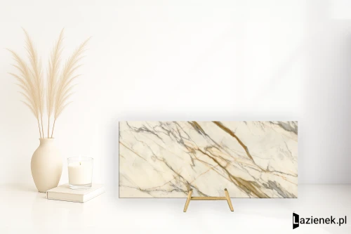 Przejdź do produktu Lea Noblesse Golden Borg gładka 120x278 cm gr. 6 mm - płytka rektyfikowana / LS6S510