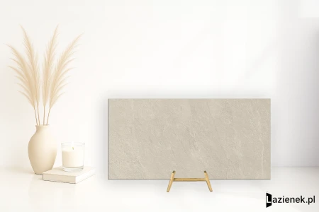 Lea Waterfall Ivory Flow antypoślizgowa 45x90 - płytka imitująca kamień