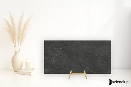 Przejdź do produktu Sintesi J.U.S.T. Black Slate naturalna R10 60x119.8 cm gr. 9 mm - płytka rektyfikowana / PF00021232