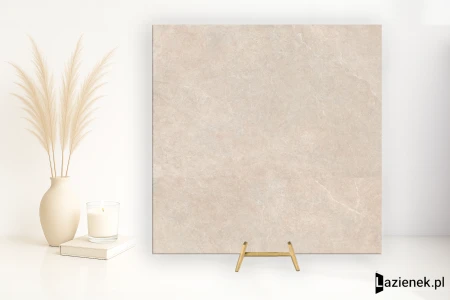 Impronta Limestone Beige antypoślizgowa 80x80 - płytka imitująca kamień