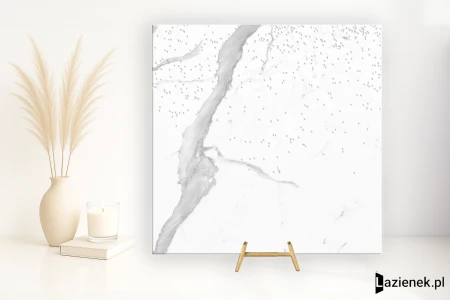 Impronta Marmi Di Impronta Statuario Bianco 80x80 - płytka imitująca marmur