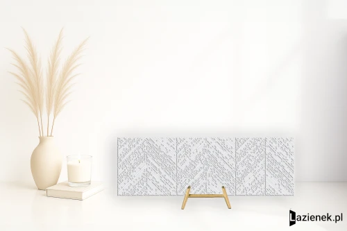 Przejdź do produktu Peronda Ghent Wall White relief  33.3x100 cm gr. 10 mm - płytka rektyfikowana / 40351