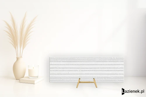 Przejdź do produktu Peronda Manhattan Wall White relief  33.3x100 cm gr. 10 mm - płytka rektyfikowana / 40299
