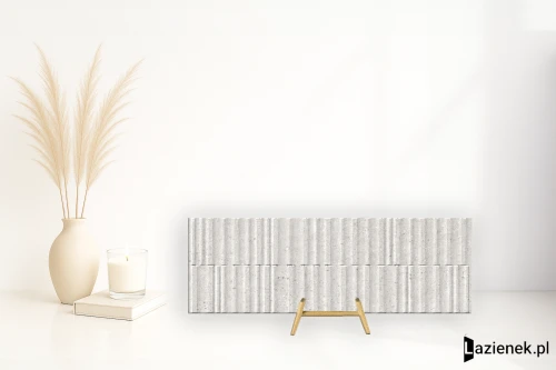 Przejdź do produktu Peronda Manhattan Wall Silver relief  33.3x100 cm gr. 10 mm - płytka rektyfikowana / 40298