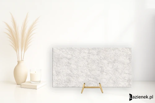 Przejdź do produktu Saime 160X320 Elegance White błyszcząca 120x278 cm gr. 6 mm - płytka nierektyfikowana / T603740