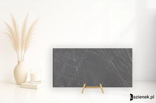 Przejdź do produktu Saime 160X320 Grafite A błyszcząca 160x320 cm gr. 12 mm - płytka nierektyfikowana / T606055