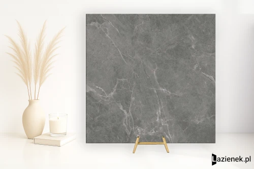 Przejdź do produktu Saime Cave Baltic Grey błyszcząca 120x120 cm gr. 6 mm - płytka rektyfikowana / T801456