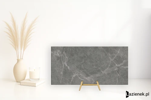 Przejdź do produktu Saime Cave Baltic Grey błyszcząca 60x120 cm gr. 6 mm - płytka rektyfikowana / T801457
