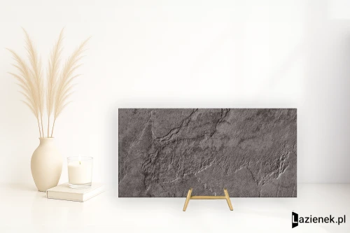 Przejdź do produktu Saime Eternity Black naturalna 30x60 cm gr. 9 mm - płytka nierektyfikowana / 7670976