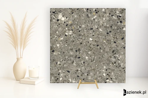 Przejdź do produktu Saime Frammenta Grigio błyszcząca 60x60 cm gr. 9 mm - płytka rektyfikowana / 8601180