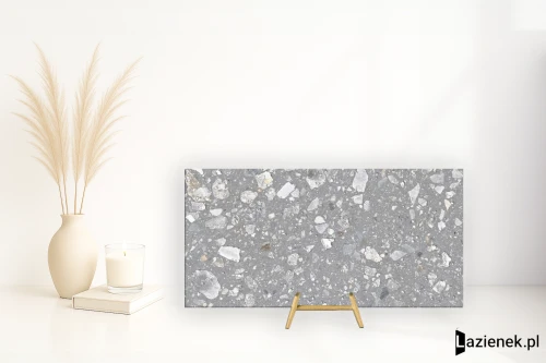Przejdź do produktu Saime Grestone Grey antypoślizgowa 30x60 cm gr. 9 mm - płytka rektyfikowana / T680195