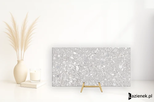 Przejdź do produktu Saime Grestone Silver naturalna 60x120 cm gr. 9 mm - płytka rektyfikowana / T680176
